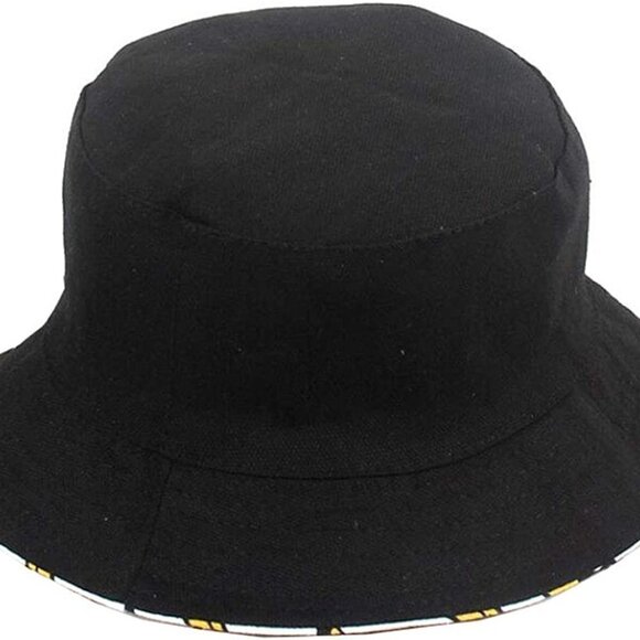 Urban Outfitters Reversible Banana Print Bucket Fisherman Hat Summer Cap Unisex - Picture 2 of 10